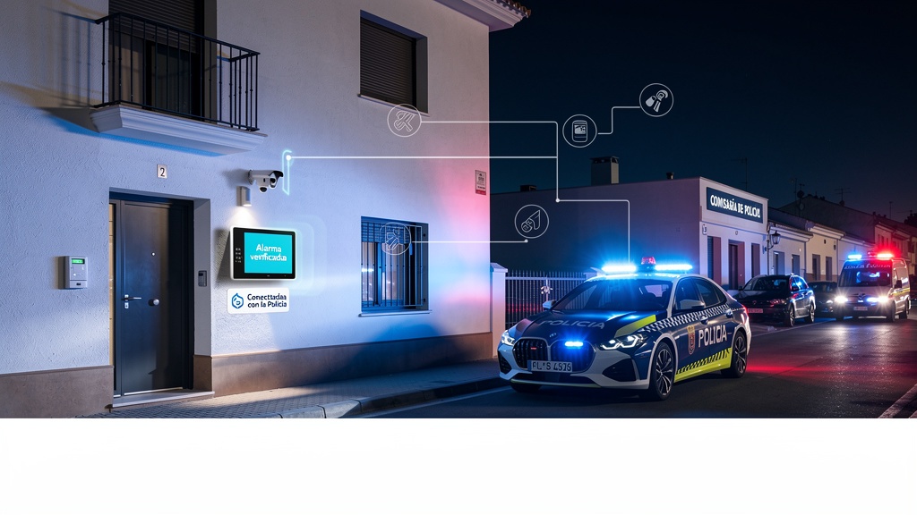 Alarma conectada a la policía CRA