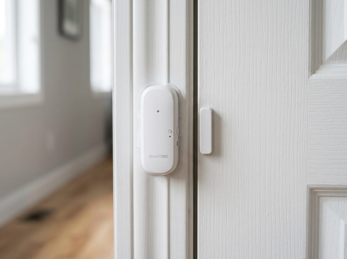 Sensor magn&eacute;tico de apertura en puerta